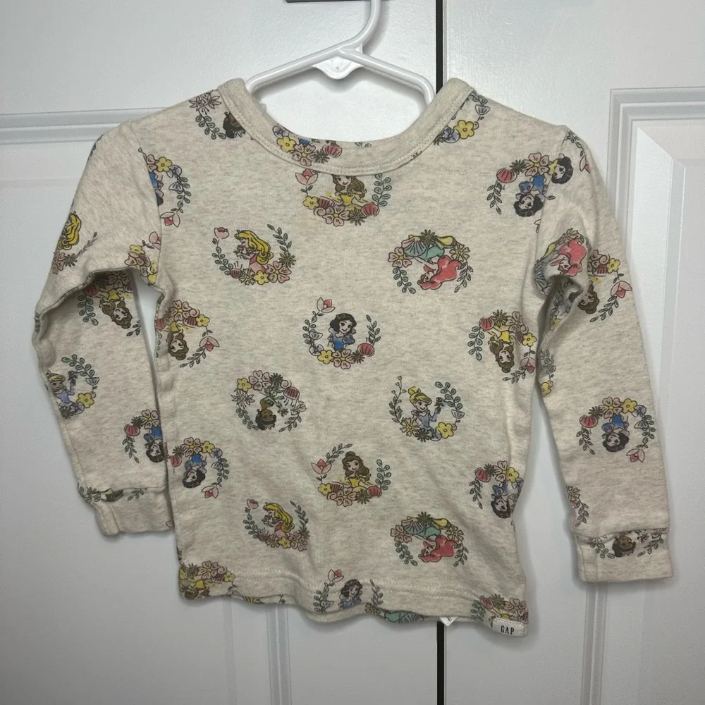 Baby GAP X Disney Princess Pajama Set (Size 2T)